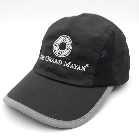 The Grand Mayan Strapback Hat Black Adjustable Baseball Oscaps Breathable Mexico - Picture 1 of 7